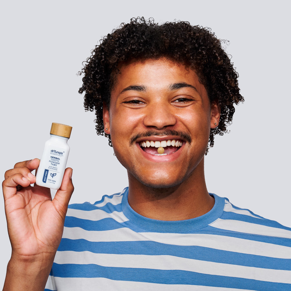 Herbal Toothpowder Tabs mint-free showcase
