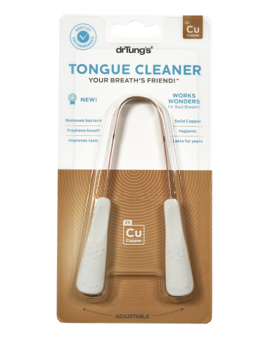 Copper Tongue Cleaner front