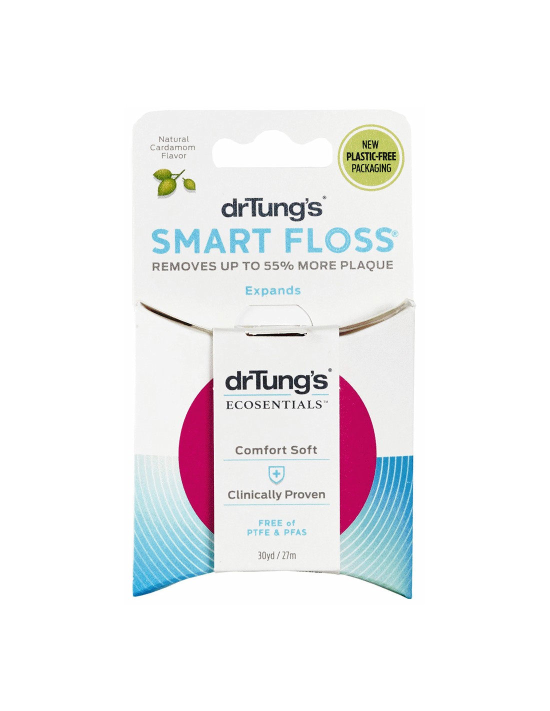 Smart Floss - Clinically to remove up to 55% MORE plaque than regular flosses Quantity in each pack pack