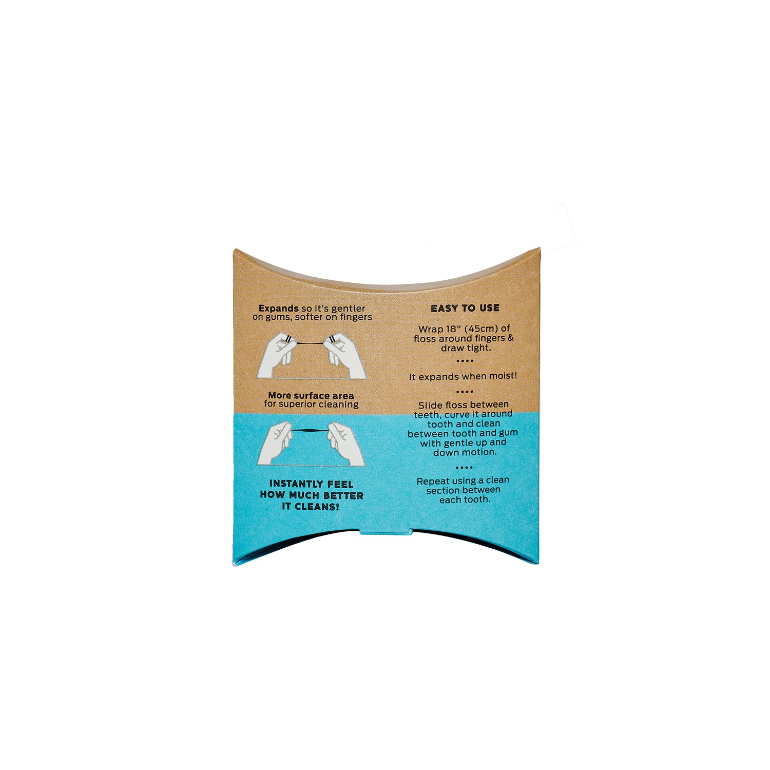 Activated Charcoal VEGAN Floss back